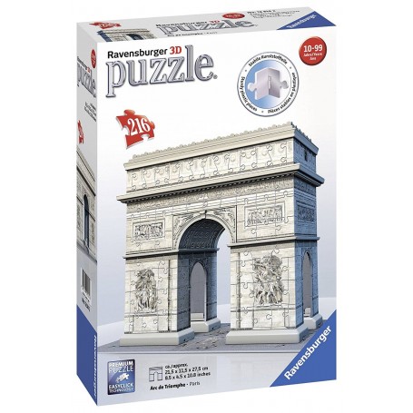 216 teile Arc de Triomphe 3D-Puzzle Ravensburger - Ravensburger