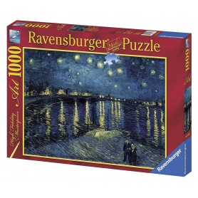 Puzzle Ravensburger Sternennacht auf der 1000-teiligen Rhone Ravensburger - 1