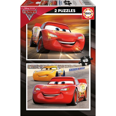Puzzle Educa Autos 3 2 x 48 Teile - Puzzles Educa