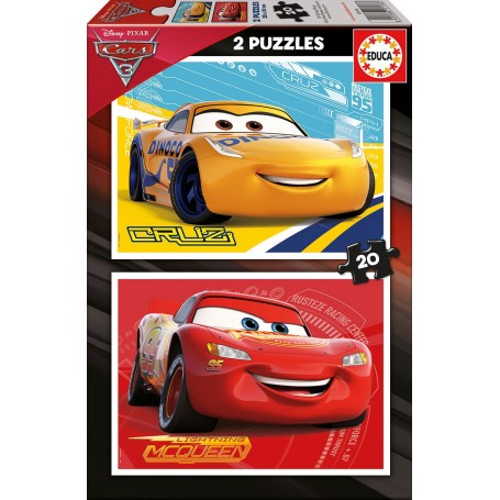 Puzzle Educa Autos 3 2x20 Teile - Puzzles Educa