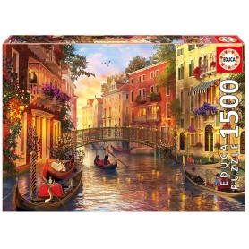 Educa Puzzle Sonnenuntergang in Venedig mit 1500 Teilen Puzzles Educa - 1
