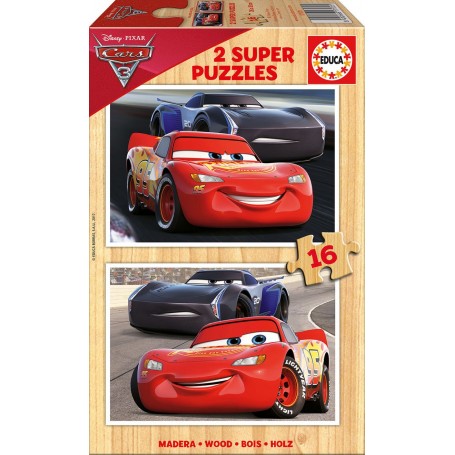 Puzzle Educa Autos 3 2 x 16 Teile - Puzzles Educa