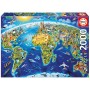 Puzzle erzieht Symbole der Welt 2000 Teilee - Puzzles Educa