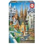 Puzzle Educa Collage Gaudé (Mini) 1000 Teile - Puzzles Educa