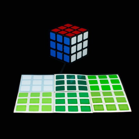 Rubik's Cube 3x3, farbige Skala - Kubekings