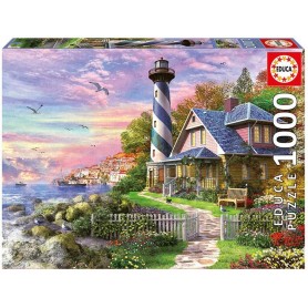 Educa Leuchtturm in der Felsenbucht 1000 Teile Puzzle - Educa Puzzles