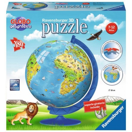 3D-Puzzle Ravensburger 180-teilige Globe Terréqueo New Edition - Ravensburger