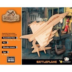 Gepettos Kampfflugzeug Puzzle 3D - Eureka! 3D Puzzle