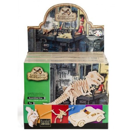 Gepetto tyrannosaurus Puzzle 3D - Eureka! 3D Puzzle