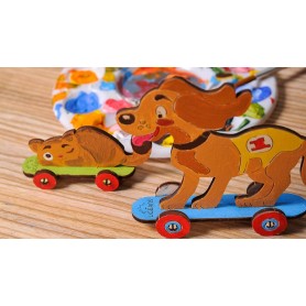 UgearsModels - Kätzchen und Welpen Puzzle 3D - Ugears Models