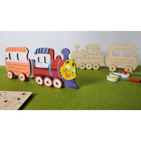 UgearsModels - Lokomotive Puzzle 3D Ugears Models - 1