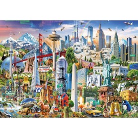 Educa Puzzle Nordamerikanische Symbole 1500 Teile - Educa Puzzles