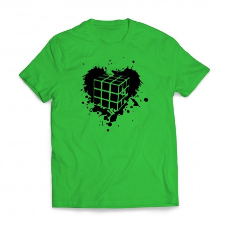 Rubik's Cube Herz-T-Shirt - Kubekings