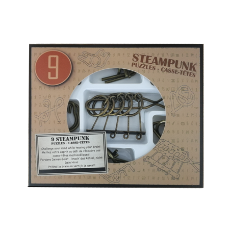 Steampunk Puzzles Brown Box -