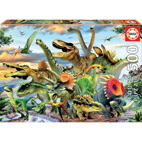 500 teile Dinosaurier Puzzle Educa - Puzzles Educa