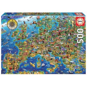 Puzzle Educates 500-Teile Europa Karte Puzzles Educa - 1