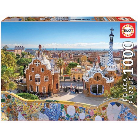 Puzzle Educa Barcelona vom Park Güell mit 1000 teile - Puzzles Educa