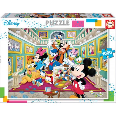 Puzzle Educa Mickey's Art Gallery mit 1000 teile - Puzzles Educa