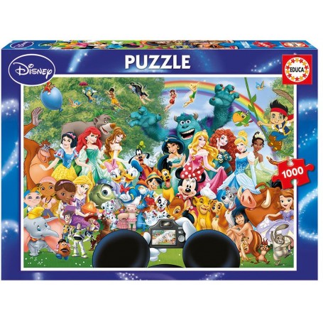 Puzzle Educa Die wunderbare Welt von Mickey II von 1000 teile - Puzzles Educa