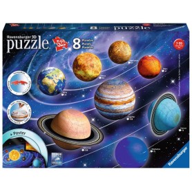 Puzzle 3D Ravensburger Das 522-teilige Planetensystem - Ravensburger