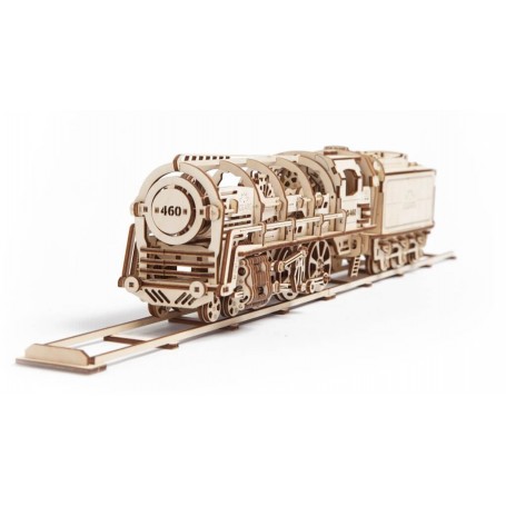 UgearsModels - Lokomotive mit Schlepptender Puzzle 3D - Ugears Models