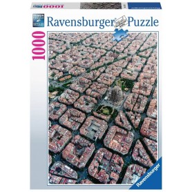 Puzzle Ravensburger 1000 Teile Barcelona Luftbild Ravensburger - 1