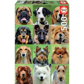 500-teilige Hundecollage Educa Puzzle Puzzles Educa - 1