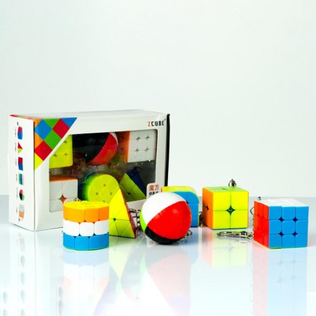 Pack Z-Cube 6 Rubik's Cube Schlüsselanhänger - Z-Cube