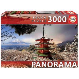 Puzzle erzieht Mount Fuji Japan Panorama von 3000 Teile Puzzles Educa - 1