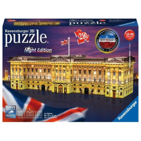 Puzzle Ravensburger 3D Buckingham Palace Night Edition 216 teile - Ravensburger