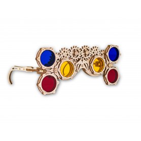 Puzzle eco wood art Brille Dreieck 74 teile - Eco Wood Art