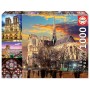 Puzzle Educa Collage De Notre Dame De 1000 teile - Puzzles Educa