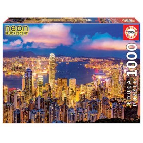 1000 Teile Hong Kong Neon Pädagogisches Puzzle Puzzles Educa - 1