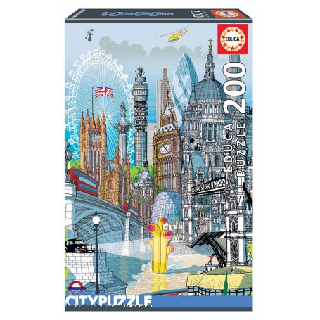 Puzzle Educa London Educa City Puzzle von 200 teile - Puzzles Educa