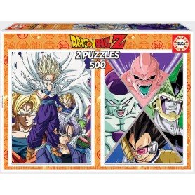 2 X 500 Teile Educa Dragon Ball Puzzle Puzzles Educa - 1