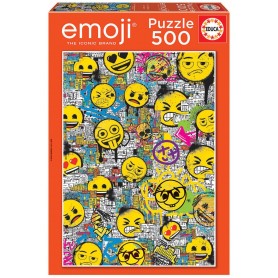 500-teiliges Educa Emoji Graffiti Puzzle Puzzles Educa - 1