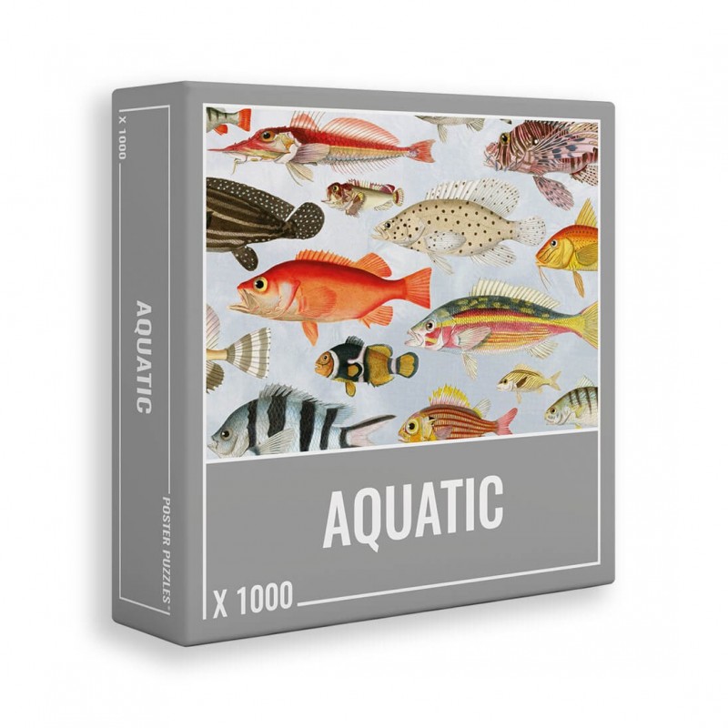 QuizQuirk 1000 Teile Puzzle – Bunte Holzblöcke, Für Erwachsene & Jugendliche, Inkl. Aufbewahrungsset