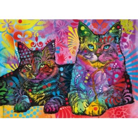 Puzzle Heye gewidmet 2 Katzen 1000 Teile Heye - 1