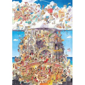Puzzle Heye Himmel und Hölle von 1500 Teile Heye - 2
