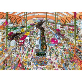 Puzzle Heye Bahnhof 2000 Teile Heye - 1