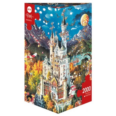 Puzzle Heye Bavaria 2000 Teile Heye - 1