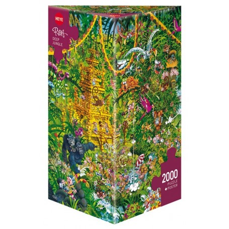 Puzzle Heye Deep Jungle, Ryba 2000 Teilee Heye - 1