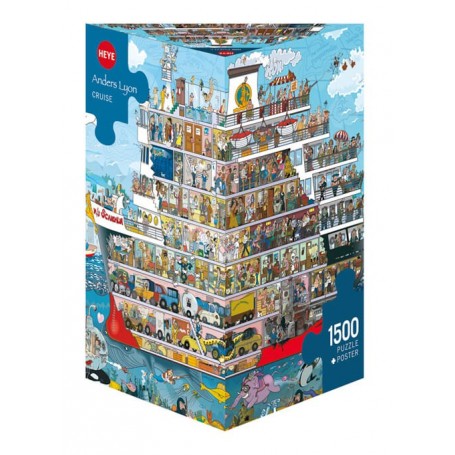 Puzzle Heye 1500-teilige Kreuzfahrt Heye - 1