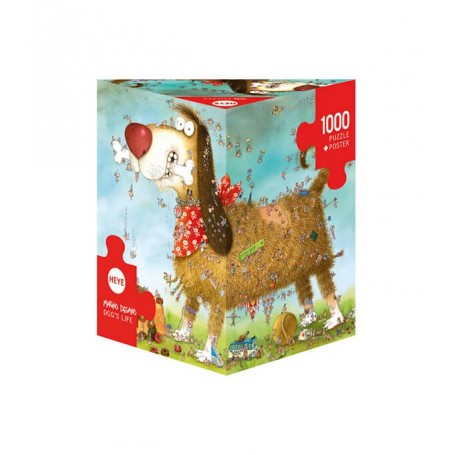 Puzzle Heye Das Leben des Hundes von 1000 Teile Heye - 1