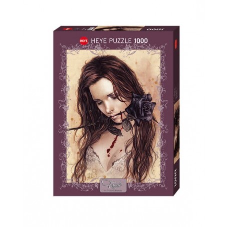 Puzzle Heye 1000 Teile dunkle Rose Heye - 1