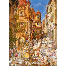 Puzzle Heye Tag, romantisches Dorf von 1000 Teile Heye - 1