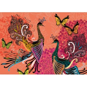 Puzzle Heye Pfauen und Schmetterlinge 1000 Teile Heye - 1