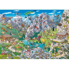 Puzzle Heye 1000-teiligen Alpenspaß Heye - 1