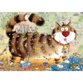Puzzle Heye Das Leben der Katze von 1000 Teile Heye - 1