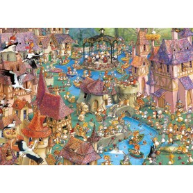 1000-teiliges Bunnytown Heye Puzzle Heye - 1